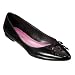 Apparel : Isaac Mizrahi for Target® Amber Patent Ballet Flats - Black