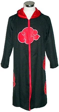 Japanese Anime Costumes Cosplay Costumes Naruto Akatsuki Ninja Uniform S