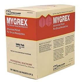 MEDIQUE MYGREX HEADACHE PAIN RELIEF TABLETS INDUSTRIAL PACKETS 150X2