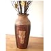 Vase - Wooden Vase Akuaba Style Handmade in Ghana