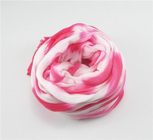 6pcs 1.5m Double Colors nylon flower stocking making accessory handmade diy crafts (Color 16)
