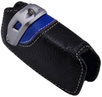 Genuine Leather BMW Key Case Bag Sport Line (Black/blue)