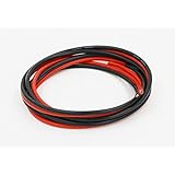 BNTECHGO 12 Gauge Silicone Wire 10 Feet [ 5 ft black and 5 ft red ]- 12 AWG Silicone Wire - Soft and Flexible Silicone Wire- 680 Strands of copper wire