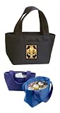 Black Gold New Orleans Fleur De Lis Insulated Lunch Tote Bag