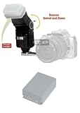 Swivel, Bounce, Zoom Twin Slave Flash With Flash Bracket with Extended Life Replacement NB-7L Battery For Canon PowerShot G10 G11 Includes Bonus Mini Tripod & Exclusive SSE Micro Fiber Cleaning Cloth