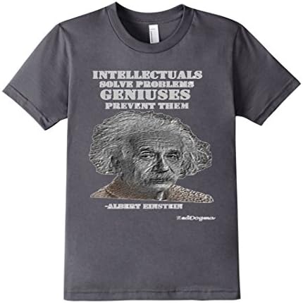 Kids Red Dogma T shirt Einstein t shirts Intellectuals solve  6 Asphalt