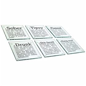 Drunk Coasters by Kikkerland