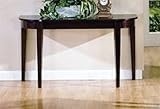 IMAGE OF Contemporary Espresso Finish Occasional Sofa Console Table