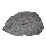 J by Jasper Conran-Grey mottled baker boy hat