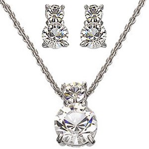 Childrens Toyshop  Jewelry : Swarovski Crystal Brilliance Jewelry Set