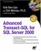 Books : Advanced Transact-SQL for SQL Server 2000