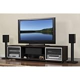 Audio/Video Credenza - holds up to 60 Plasma/LCD (Espresso) (19H x 75W x 22D)
