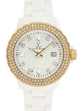 Plasteramic Watch Collection - White &amp; Gold
