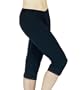 Adult Cotton Capri,D1049BLKS,Black,Small