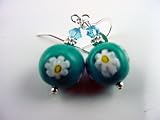 Daisy Girl Earrings (Blue)