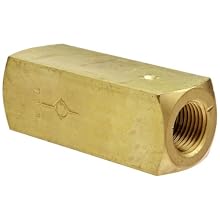 Dixon BCV600 Brass Check Valve, 3/8" NPT Female