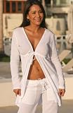 Gauze Tie Robe