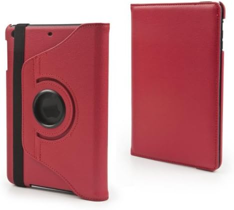 Foxchip - Muvit Etui Clapet Snow Swivel Rouge Rotatif Apple Ipad Mini - 3700615063496