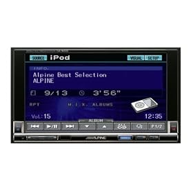 Alpine IVA-W205 2-DIN DVD/CD/MP3/WMA Receiver/AV Head Unit (Black)