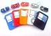 KMS - SET OF S SILICONE COVERS & 5 COLOR NECK STRAPS (BOY COLLECTION PART 2) 3G SKINS CASES FOR APPLE iPOD NANO 3G 3RD GENERATION (BLACK, BLUE, WHITE, RED & ORANGE)