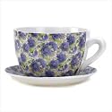 Lavender Rose Teacup Planter