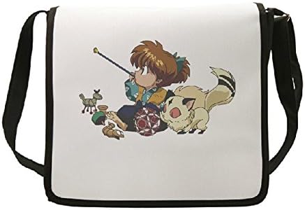 Anime Inuyasha Unisex Cavans Leisure Bag Crossbody Backpack White (c)