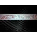 1 X Apexi Racing Decal Sticker (New) White red Size 7x1.1 by click2go