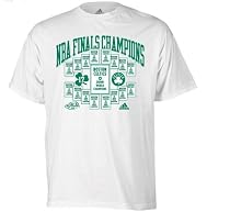 Boston Celtics 2008 NBA Finals Champions 17X Championship Banner T-shirt Tee