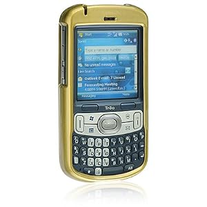 Gold Snap-On Cover Hard Case Cell Phone Protector for Palm Treo 800w