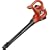 Black & Decker LH4500 12 Amp 2-Speed Electric Leaf Hog Blower / Vacuum With Leaf Bag