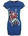 Ed Hardy T-Shirt "Hawkback" Damen Blau Large