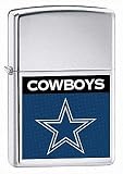 Dallas Cowboys NFL Brushed Chrome Lighter by Zippo