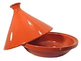 Le Souk Ceramique 12 inch Cookable Tagine, Clear Glaze
