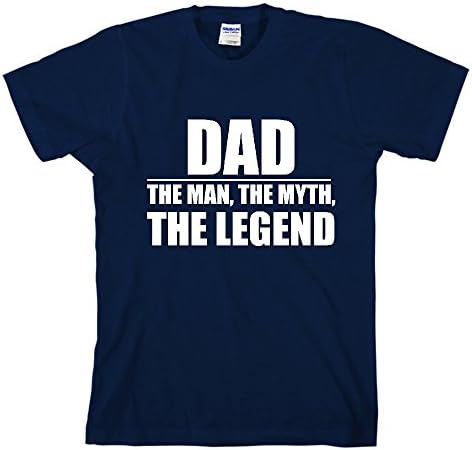 DAD The Man, The Myth, The Legend, Unisex T-shirt, Navy, L