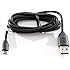 HTC New Original OEM USB Sync Data Cable Charger for HTC One/S/V/X/X+, EVO 4G LTE - Non-Retail Packaging - Black