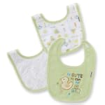 SAVE $2.99 - Gerber Interlock Dribber Bib, 3 Pack, Neutral $2.00