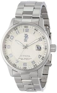 Invicta Men's 15259 I-Force Silver Textured Dial Stainless Steel Watch