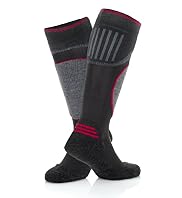 Contrast Panel Ski Socks with Wool