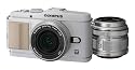 OLYMPUS マイクロ一眼 PEN E-P3 ツインレンズキット ホワイト E-P3 TKIT WHT