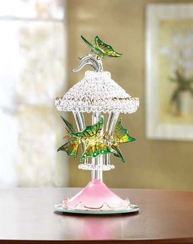 SPUN-GLASS BUTTERFLY CAROUSEL
