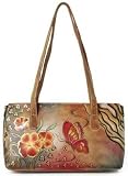 Review Anuschka  / Anuschka Wide Tote - Premium Floral Safari Leather Handbags
