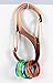 Carabiner Keychain Hook With Multi Color Identification System