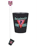 Bachelorette Party White Bead Necklace with Black Shotglass