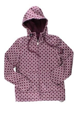 Click here to buy Roxy Onyx Ladies Hooded Zip Sweatshirt - Plum by Roxy.