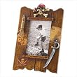 Wood Pirate Photo Frame Wood Pirate Photo Frame
