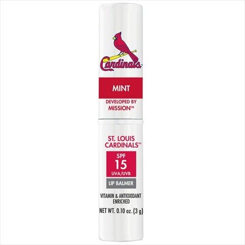 Mission Product Holdings MLB St. Louis Cardinals Mission Skincare SPF15 Mint Lip Balm