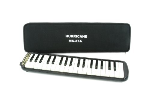 Hurricane Harps M37 Professional 37 Key Melodica with Deluxe Case and two mouthpieces