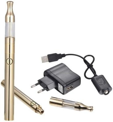 Newest 900mAh Gold Plating EVOD Battery + 1.6ml Mini Protank Clearomzier Electronic Cigarette Starter Kit - Gold