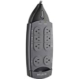 Buy Belkin PureAV Home Theater Surge Protector - Surge suppressor - 8 output connector(s)  by Belkin