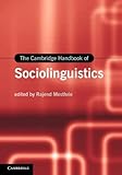 The Cambridge handbook of sociolinguistics